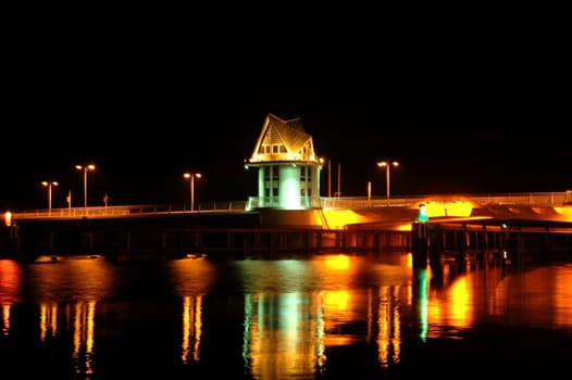 Bridge at night