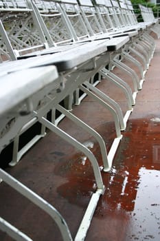 Row of chairs