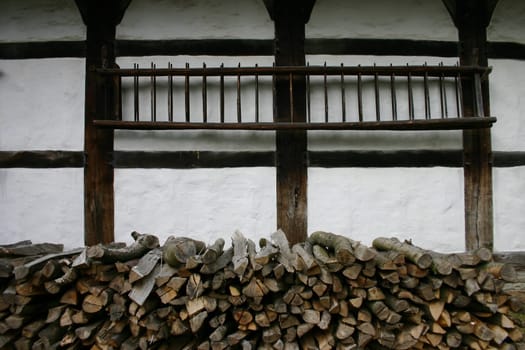 Wooden ladder