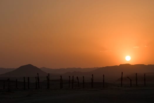 Sunset over the Desert III