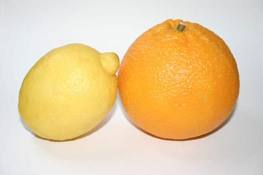 Orange and lemon