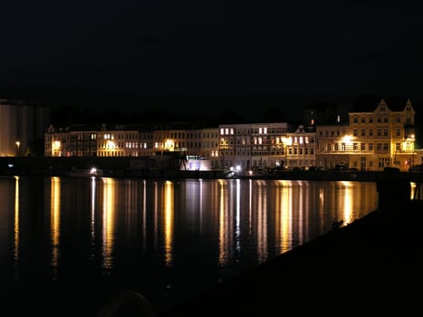 Lübeck at night