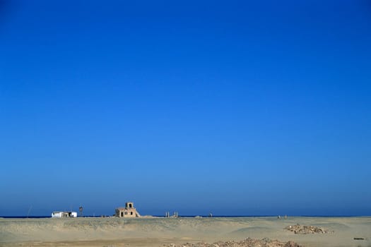 This is what private plots with sea views look like in Egypt. Taken on the Red Sea near El Quseir.
