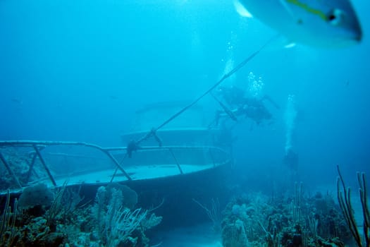 Boat wreck off Cayo Largo/Cuba.
