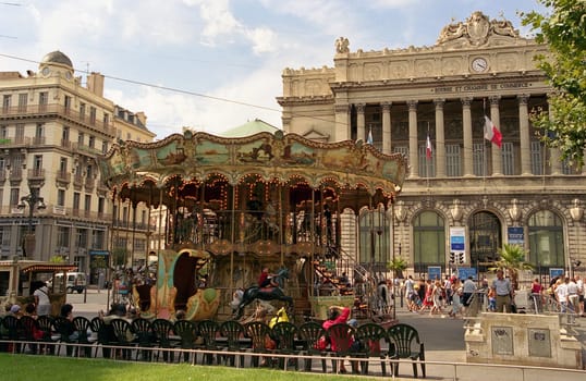 The carousel in Marseille