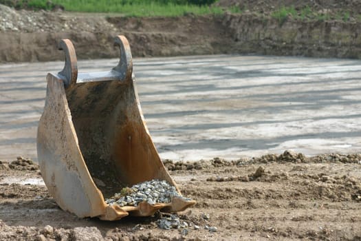 Shovel of an excavator
