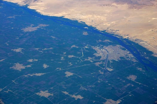 Nile River,Aerial View