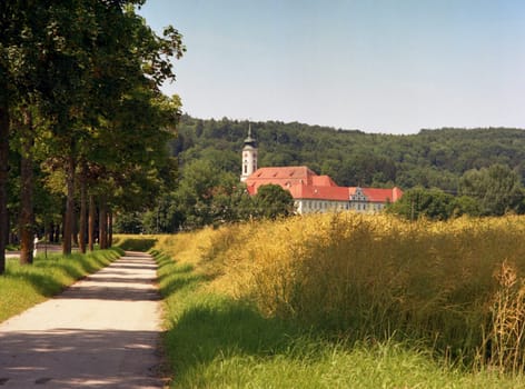 Schäftlarn Monastery in summer