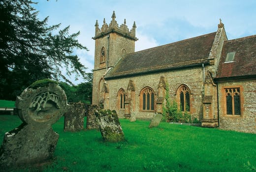 Chapel with cemetery