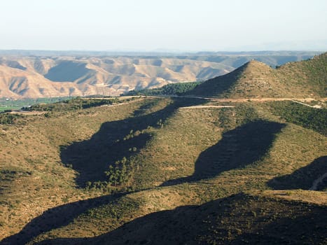 Created by Fraga in Spain in May 2005. The picture shows the mountains along the Rio Segre.