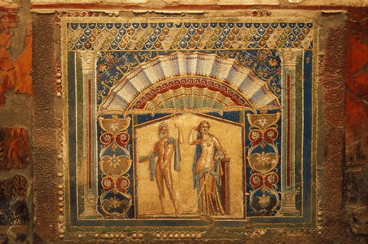 Mosaic in Pompeii