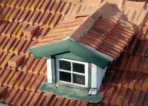 Above the rooftops