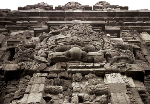 Temple mask in Borobodur