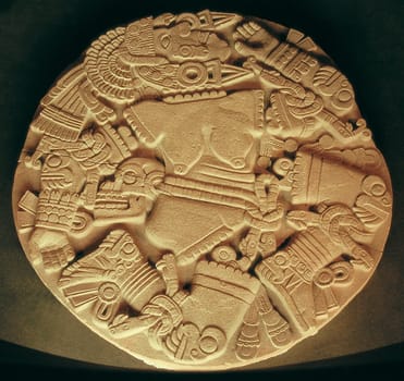 Aztec relief from Tenochitlan