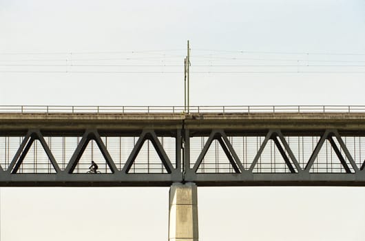 The Großhesseloher Isar Valley Bridge near Munich