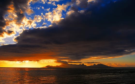 Evil tongues say that the most beautiful thing about Tahiti is the view of Moorea,but they are not entirely wrong. Just 17 kilometers from Tahiti lies the wild,mythical island of Moorea with its striking,jagged volcanic peaks.