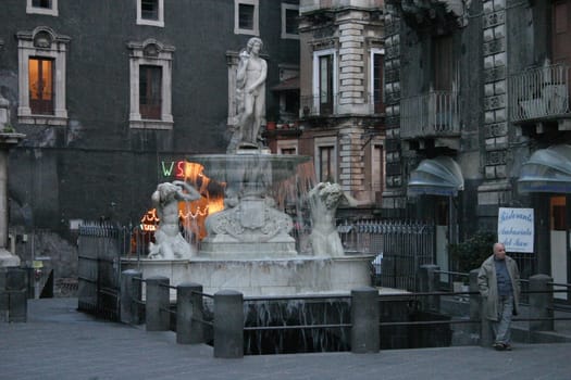 Fountains in Catania