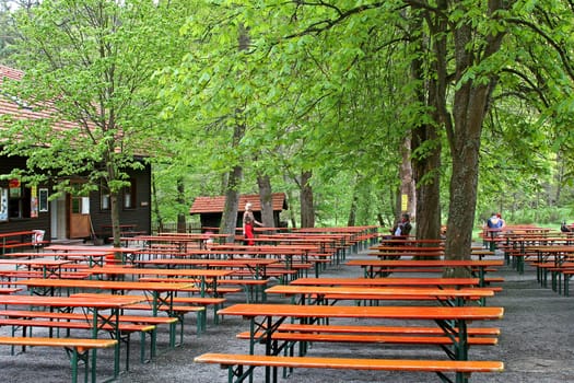 Beer garden