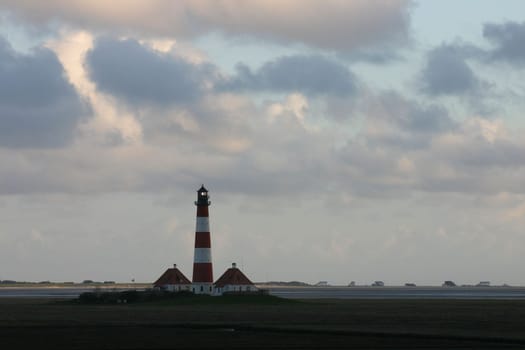 Westerhever in the evening