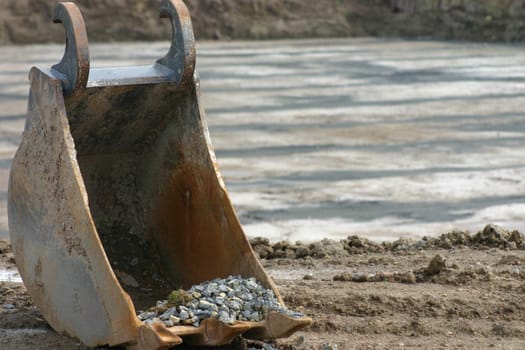 Shovel of an excavator