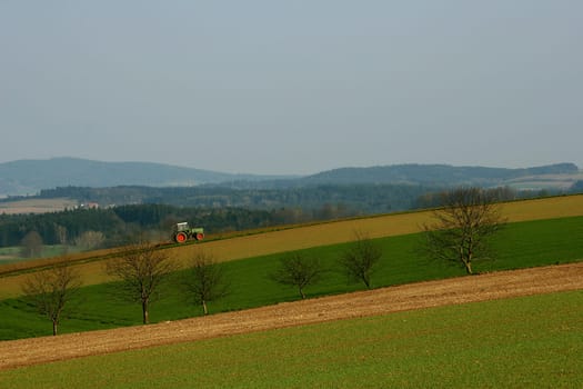 uphill