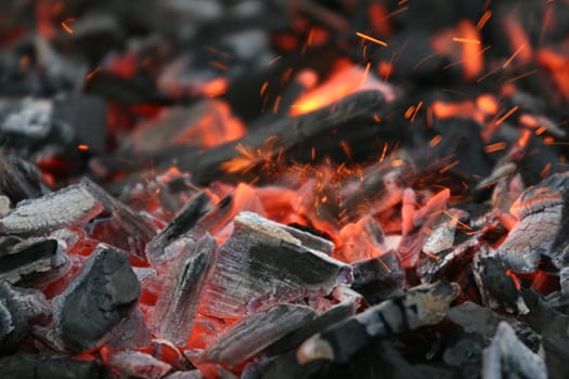hot embers