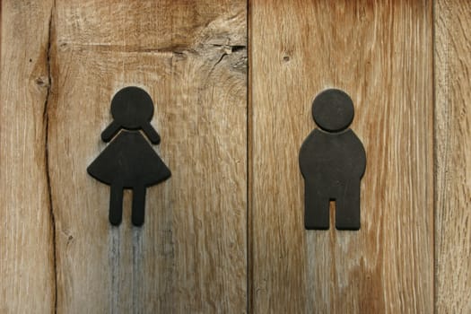 Toilet door
