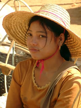 at a market on Inle Lake