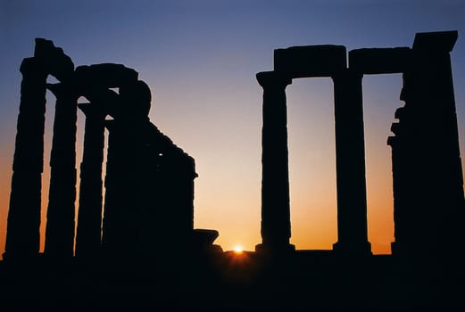 Temple of Poseidon in Greece