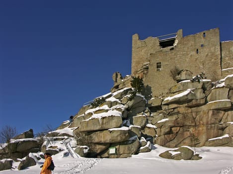 Flossenbürg castle ruins