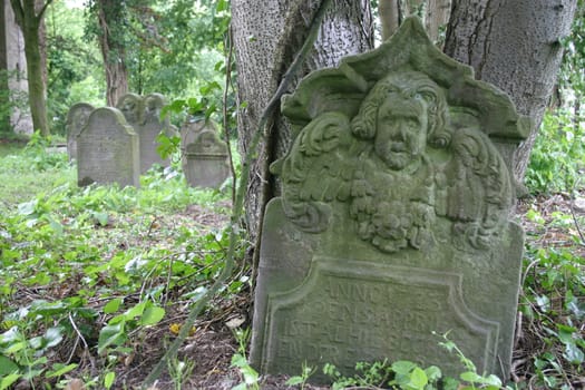 Slate tombstone
