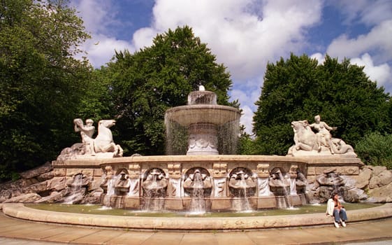 Wittelsbach Fountain in Munich