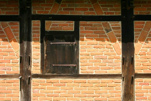 Half-timbered wall