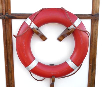 Lifebuoy on a cutter