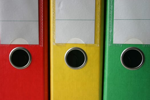 Colored folders