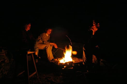 around the campfire