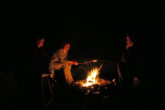 around the campfire