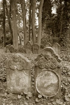 Old tombstones
