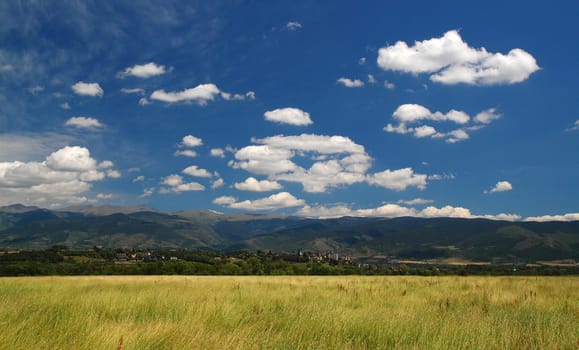 Cerdanya valley in the Spanish Pyrenees in July 2005.