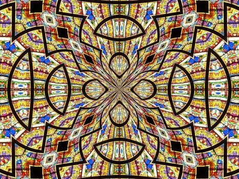 A window of Cologne Cathedral as a kaleidoscope. The kaleidoscope (Greek for "beautiful image seer"") is an optical device that is often used as a children's toy. The inventor of the kaleidoscope is considered to be the famous Scottish physicist David Brewster"