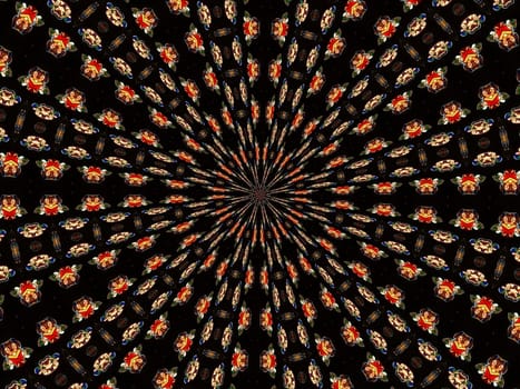 A window of Cologne Cathedral as a kaleidoscope. The kaleidoscope (Greek for "beautiful image seer"") is an optical device that is often used as a children's toy. The inventor of the kaleidoscope is considered to be the famous Scottish physicist David Brewster"