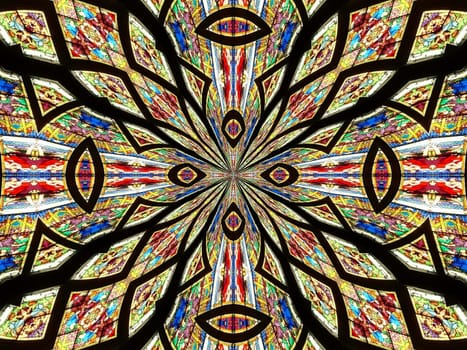 A window of Cologne Cathedral as a kaleidoscope. The kaleidoscope (Greek for "beautiful image seer"") is an optical device that is often used as a children's toy. The inventor of the kaleidoscope is considered to be the famous Scottish physicist David Brewster"