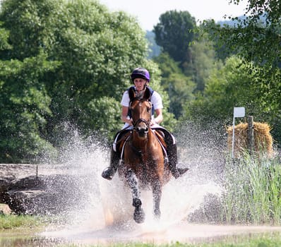 CIC* Eventing with sighting for the European Championships in Niederweimar.More about this under www.tierfotos-az.de