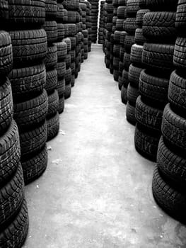 By the way,these are all stored winter tires from customers.