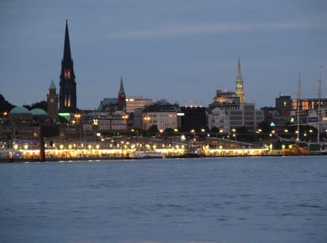 Seen from the jetty fish market.