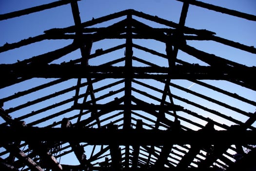 Burnt down warehouse Property damage 1.7 million caused by young people who got caught because they recorded it with their mobile phones... Well....