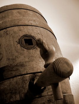Under the barrel
