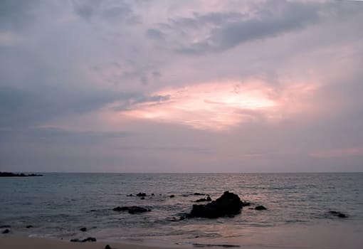 I was able to enjoy this wonderful sunset on the fantastically beautiful island of Hawaii "The big Island""."
