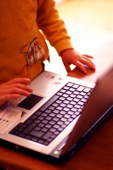 Child on laptop