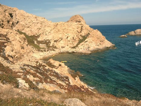 the IL Rouse in Corsica,very rugged and beautiful